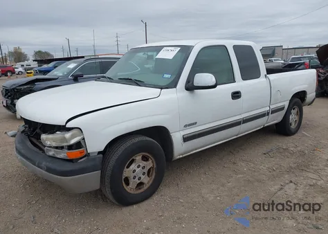 2002 Chevrolet Silverado 1500 Ls z USA, uszkodzony, nr VIN 2GCEC19V821194978